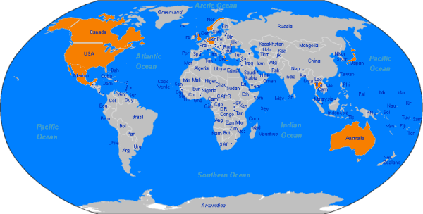 Map of Purchasers